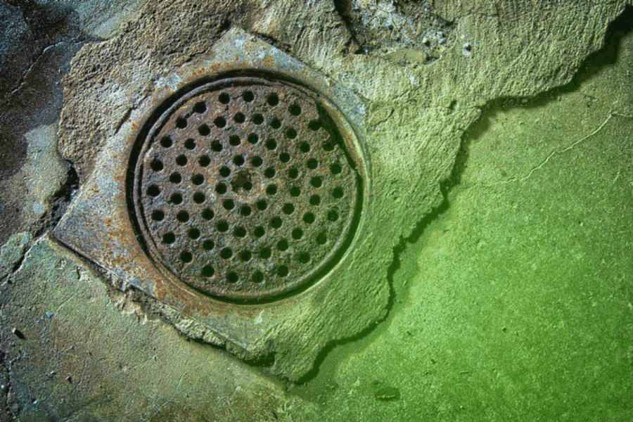 basement floor drain backing up 