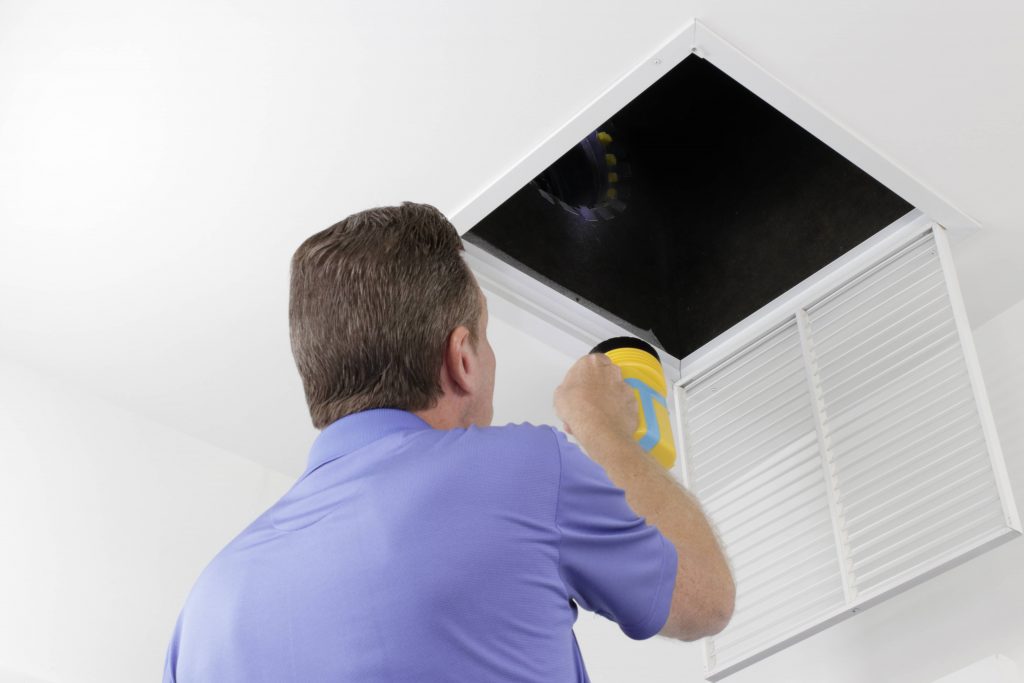 Checking the air duct system is a good way to find out why there are smells coming through the vents.