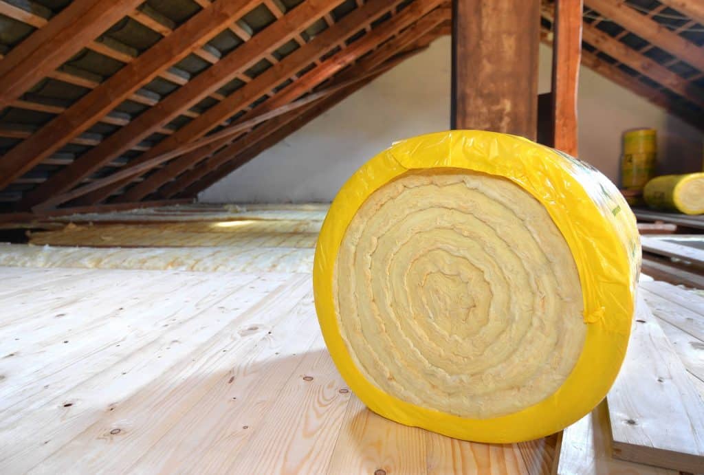 Attic insulation roll