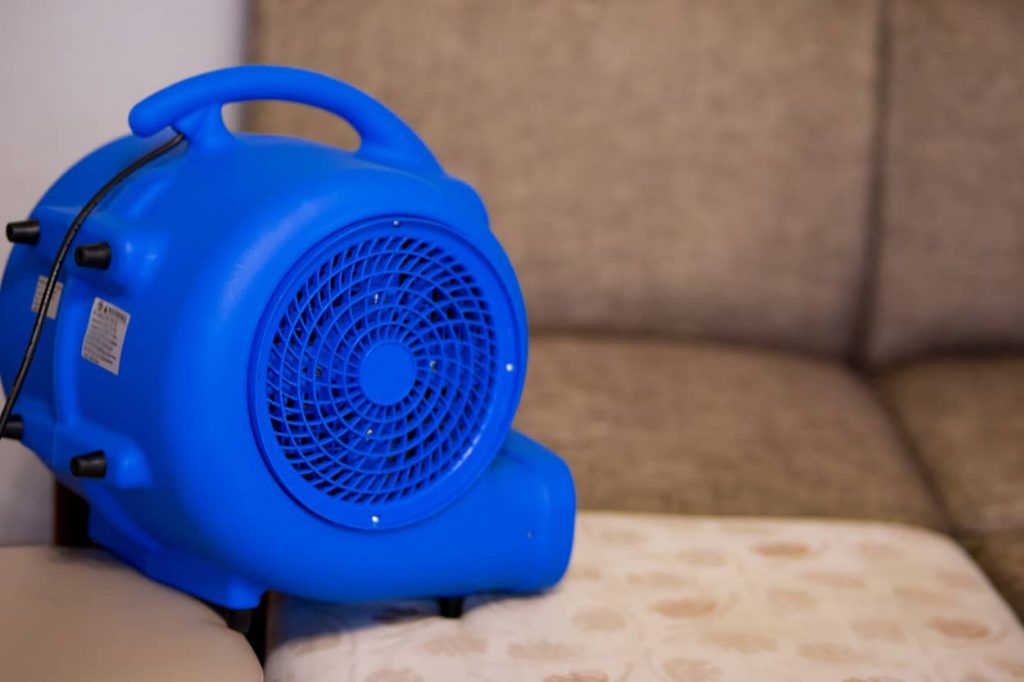 Air blowers can cross-contaminate the rest of the home.