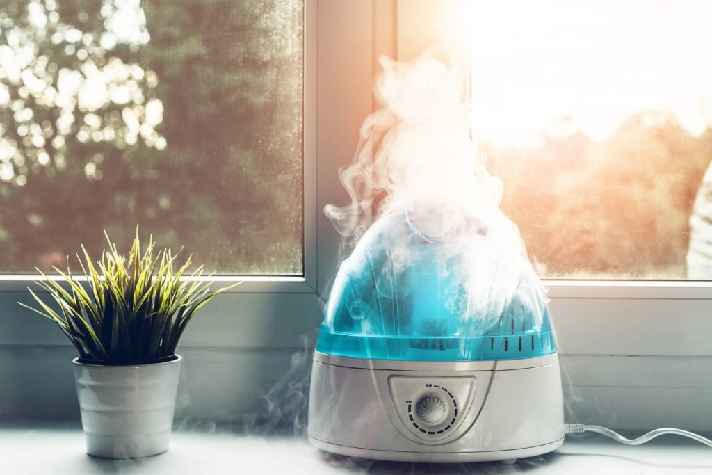 Humidifiers can grow mold so maintenance is essential.