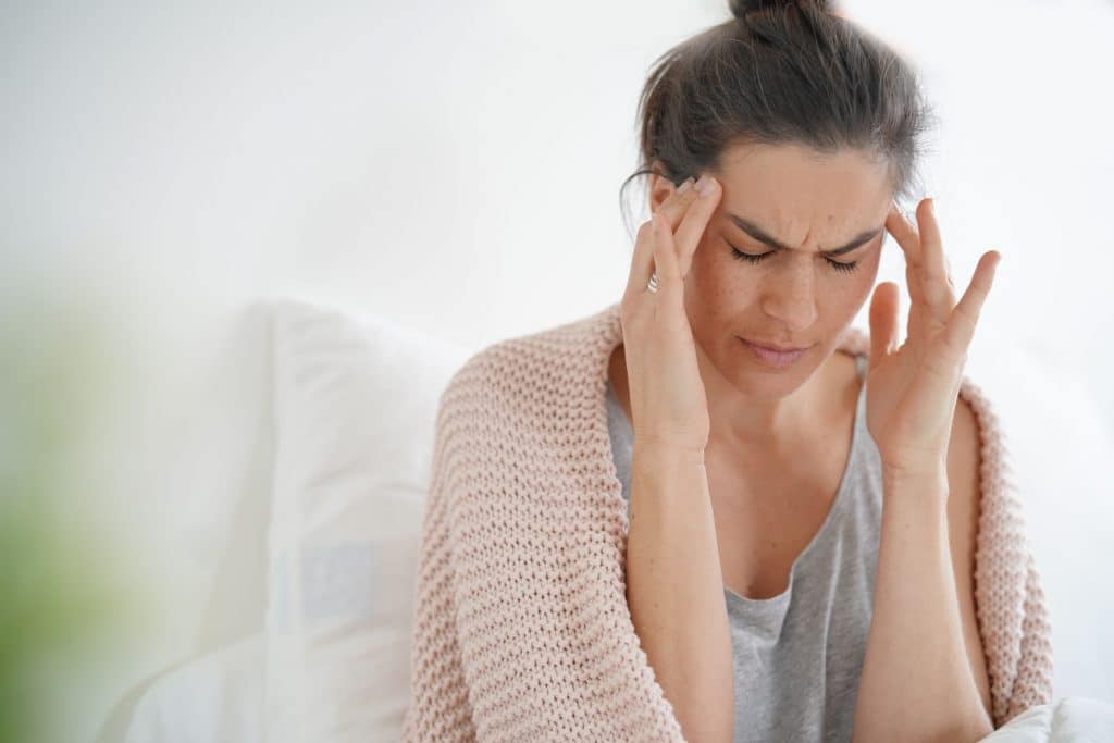 Headaches are symptoms of carbon monoxide poisoning. 