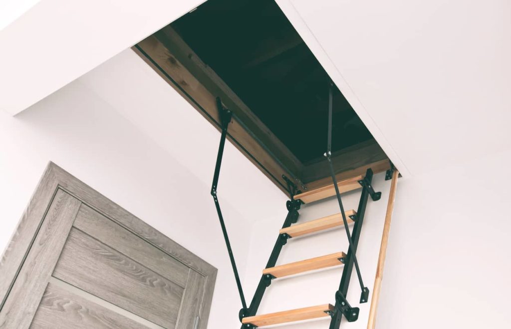 Hiding your attic space with an attic ladder is one option.