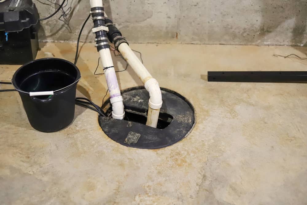 A standard sump pump to keep your basement from flooding.