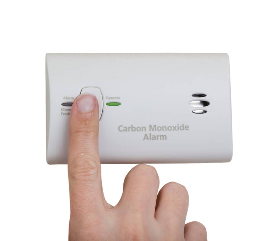 Installing a carbon monoxide alarm is a great idea.