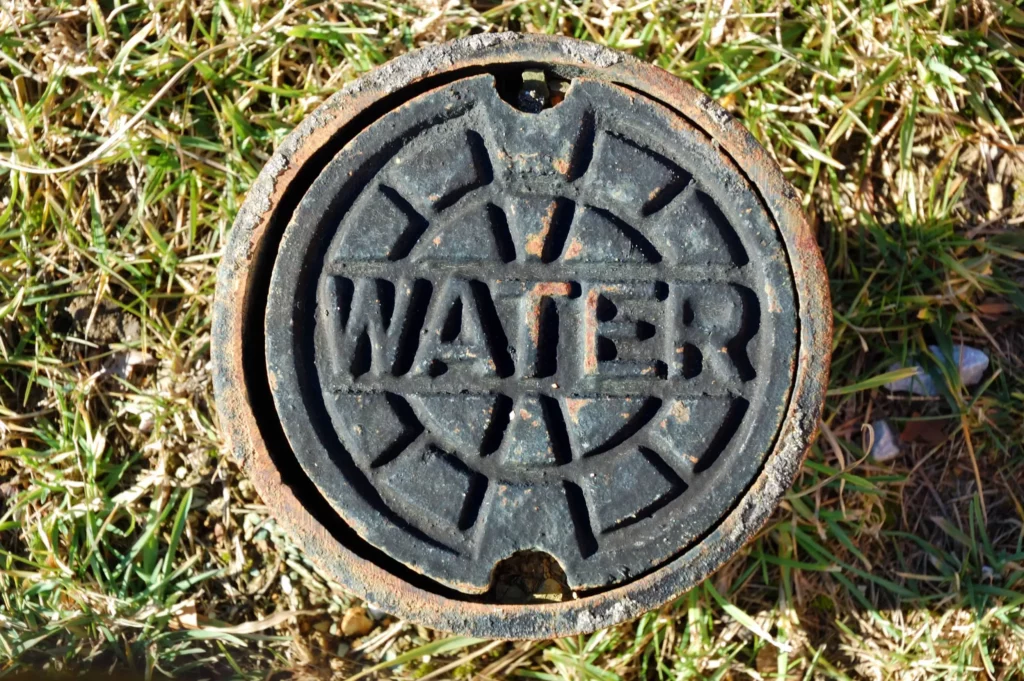 Look for the cover that says water to find your water meter. 