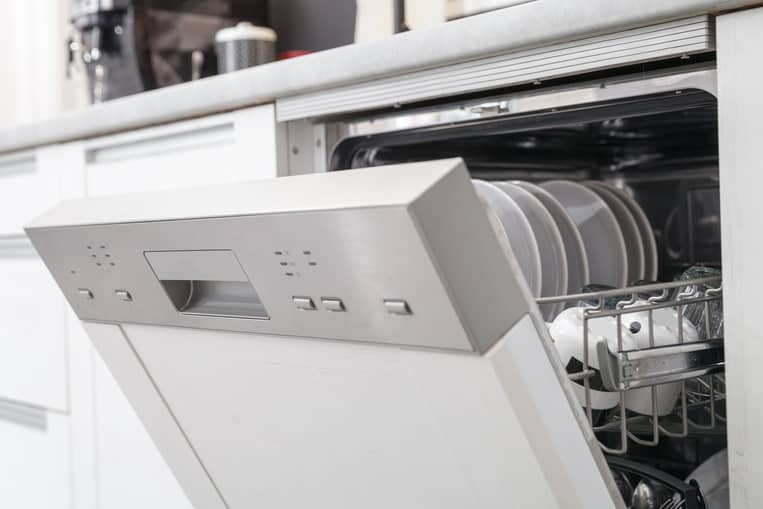 A new dishwasher can be installed by a plumber, electrician, or even general handyman.