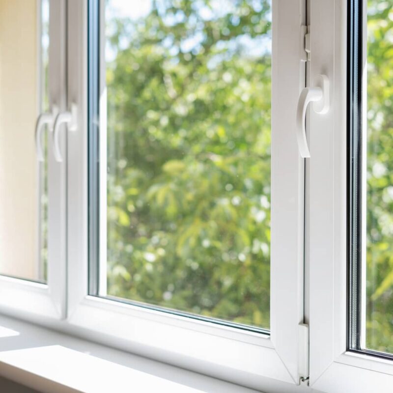Aluminum window frames should be cleaned differently than other materials.