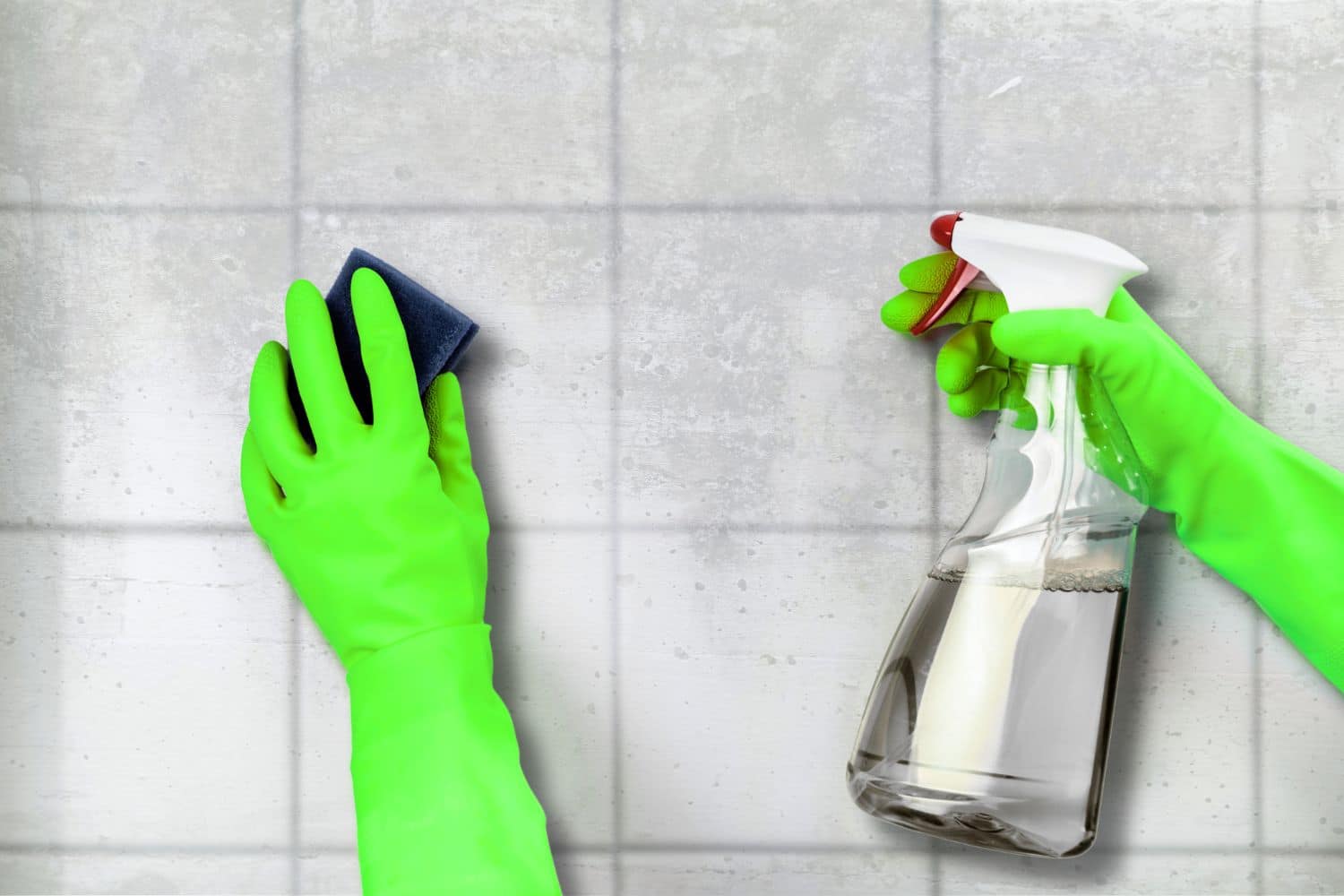 cleaning floor tile grout